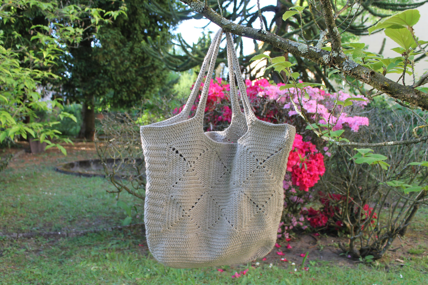 Strandtasche Mosaik Coral